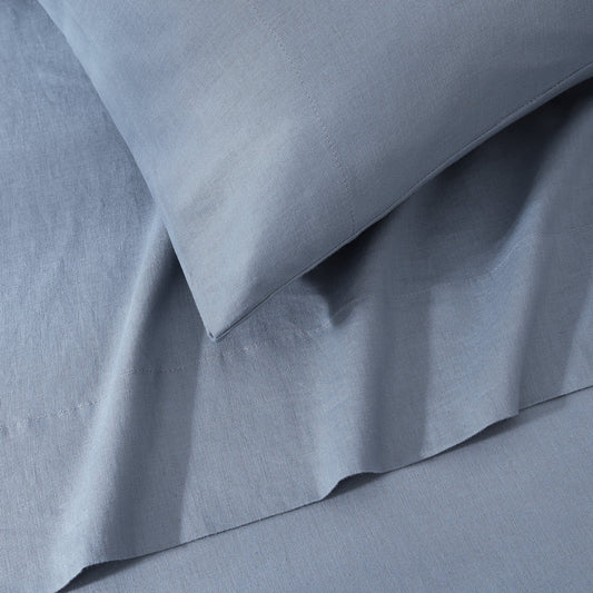 Egyptian Cotton-European Linen Sheet Set Dusk