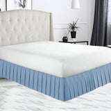 400TC Sateen Solid Cotton Pleated Bed Skirt