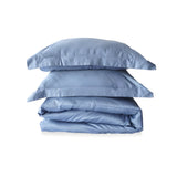 400TC Cotton Sateen Solid Duvet Cover Set