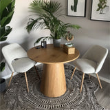Dwen & Edwin 35" Modern Round Dining Table Set for 2 (3-Piece)