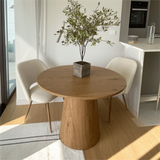 Dwen & Edwin 35" Modern Round Dining Table Set for 2 (3-Piece)