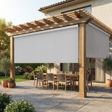 10' W X 8' H Outdoor Roller Shade with 95% Uv Protection