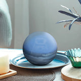 Madagascar Sapphire Decorative Metal Orbs- Medium