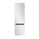 Gropius Modern Entryway Mirror with Shelf