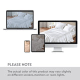 Luxury Satin 6-Piece Sheet Set, White