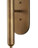 Barbican Double-Light Brass Wall Sconce