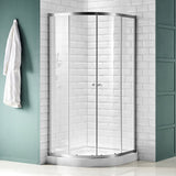 Mare 35 in. x 76 in. Framed Shower Enclosure with TSUNAMI GUARD
