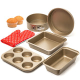 5-Piece Nonstick Carbon Steel Baking Pan Set