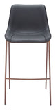 Magnus Barstool (Set of 2) Black & Walnut