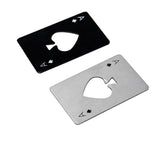 Poker Card Bottle Opener Stainless Steel Tool