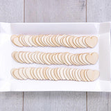 Wooden Hearts For Guest Book Alternative (Set of 75)