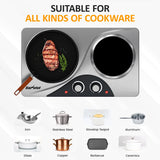 1800W Dual Burner Portable Electric Ceramic Stove