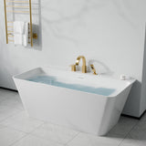 Nite Series Single-Handle Deck-Mount Roman Tub Faucet with Handheld Sprayer