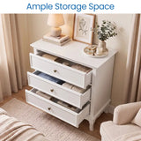 Wholesale White 3 Drawer Dresser for Bedroom, Wide Chest of Drawers