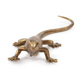 Golden Lizard Wall Decor