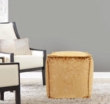 Square Pouf Pisani Gold