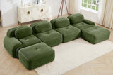 MIA 152'' 4-Seater Sofa with 2 Ottomans