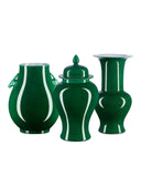 Imperial Green Corolla Vase