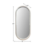 Osman Glossy Chalk Wall Mirror