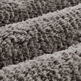 100% Cotton Tufted 3000 Gsm Reversible Bath Rug, Charcoal