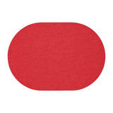 Loft Felt Cherry Placemat - Oval 13.3x16.5"- Set of 4