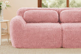 MELLOW 80" Loveseat with 2 Ottomans