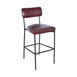 Ouston Leatrher Bar Stool