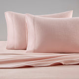 Solid Micro Fleece Sheet Set, Blush