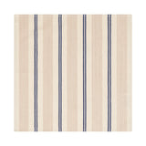 French Home Set of 4 Cream, Blue, and Pink Striped Napkins