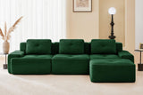 CORDELIA 117" 3-Seater Sofa with 1 Ottoman