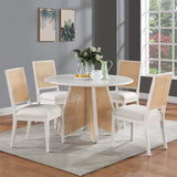 Butterfly - Solid Wood And Natural Cane Table