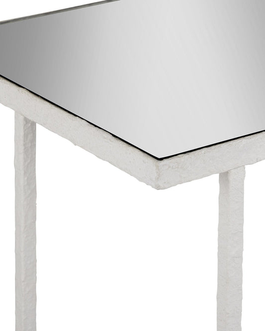 Sisalana White Console Table