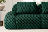 LAURENT 146" 4-Seater Sofa with 2 Ottomans
