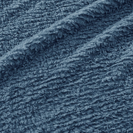 Berber Sherpa Bedding Blanket, Blue