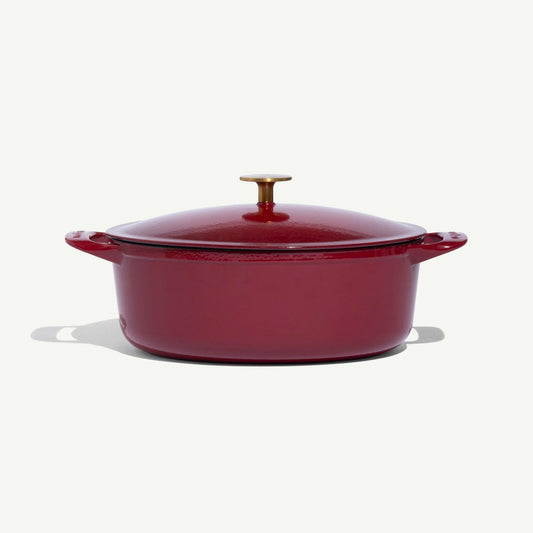 MADE IN Oval Enameled Cast Iron Dutch Oven