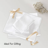Luxury Satin 6-Piece Sheet Set, White
