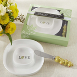 Olive You Olive Tray & Spreader Ceramic Set