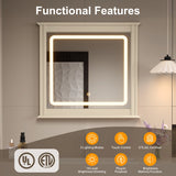 Smart Led Vanity Mirror with 3-Color Light