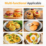 Wholesale Mini Burger Press Maker with Egg Cooker Ring, Black Breakfas