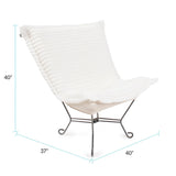 Puff Chair Shar Pei White/Natural