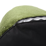 Round Foot Pouf Pisani Emerald