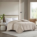 300 Tc Cotton Shell Luxury Down Alternative Comforter, Tan