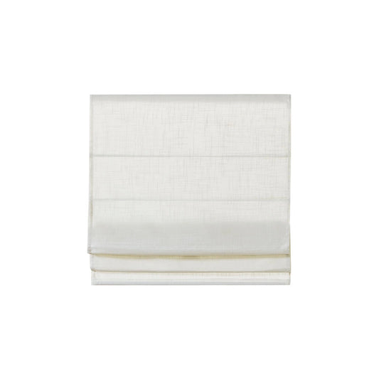 Linen Blend Light Filtering Cordless Roman Shade, White