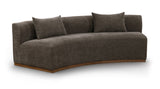 Avanti - 104" Chenille Fabric Upholstered Sofa