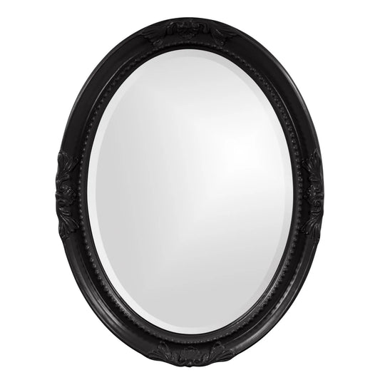 Queen Ann Mirror - Glossy Black