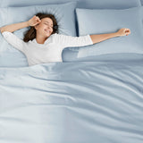 Wrinkle-Free All Season Soft Microfiber Sheet Set, Blue