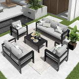 5 Pieces Aluminum Patio Furniture Set