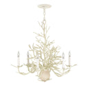 Seaward Small White Chandelier