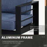 Wholesale Aluminum Patio Furniture Set,5-Seat Outdoor Conversation Set