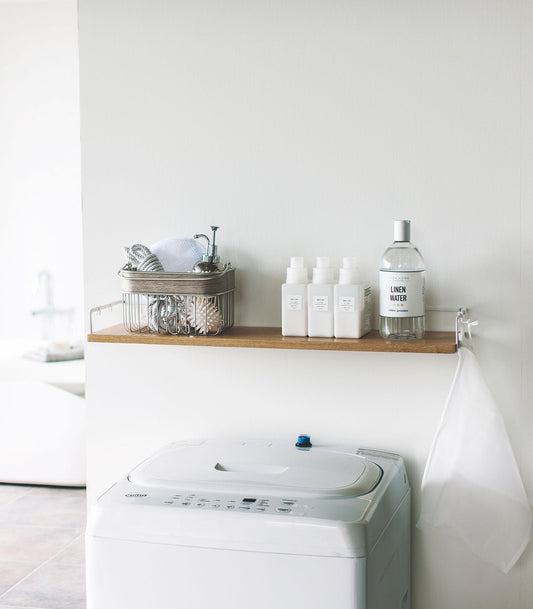 Wall-Mounted Shelf (3" H)  - Wood